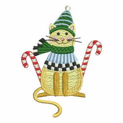 Christmas Kittens 05 machine embroidery designs
