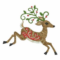 Christmas Reindeer 2 04 machine embroidery designs