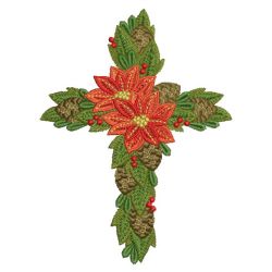 Flower Cross 04 machine embroidery designs