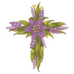 Flower Cross 06