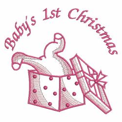 Baby's First Christmas 09(Lg) machine embroidery designs