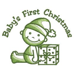 Baby's First Christmas 10(Sm) machine embroidery designs