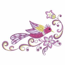 Jacobean Floral Birds 4 02(Lg) machine embroidery designs