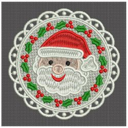 FSL Christmas Santa Ornaments 01 machine embroidery designs