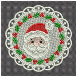 FSL Christmas Santa Ornaments 02 machine embroidery designs