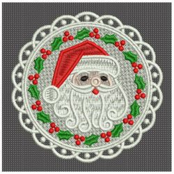 FSL Christmas Santa Ornaments 03 machine embroidery designs