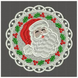 FSL Christmas Santa Ornaments 05 machine embroidery designs