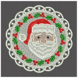 FSL Christmas Santa Ornaments 06 machine embroidery designs