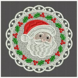 FSL Christmas Santa Ornaments 08 machine embroidery designs