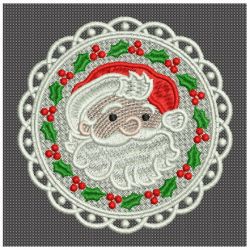 FSL Christmas Santa Ornaments 09 machine embroidery designs