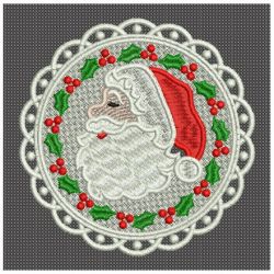 FSL Christmas Santa Ornaments 10 machine embroidery designs