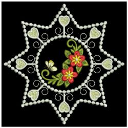 Candlewick Flower Quilt 02(Md) machine embroidery designs