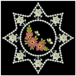Candlewick Flower Quilt 05(Md) machine embroidery designs