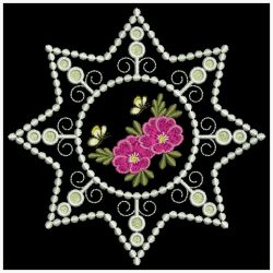Candlewick Flower Quilt 06(Md) machine embroidery designs