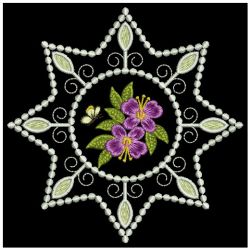 Candlewick Flower Quilt 08(Lg) machine embroidery designs