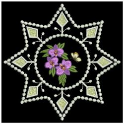 Candlewick Flower Quilt 09(Sm) machine embroidery designs