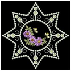 Candlewick Flower Quilt 10(Md) machine embroidery designs