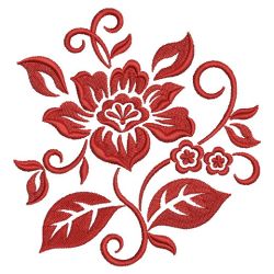 Blooming Poppy 01(Md) machine embroidery designs