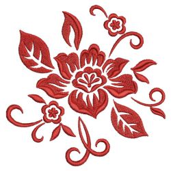 Blooming Poppy 06(Md) machine embroidery designs