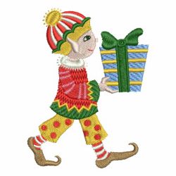 Joyful Elf 02 machine embroidery designs