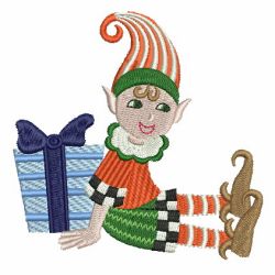 Joyful Elf 09 machine embroidery designs