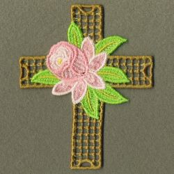 FSL Rose Cross 2 machine embroidery designs