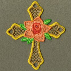 FSL Rose Cross 2 06 machine embroidery designs