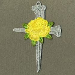 FSL Rose Cross 2 07 machine embroidery designs