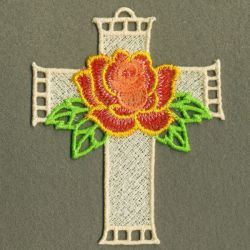 FSL Rose Cross 2 08 machine embroidery designs