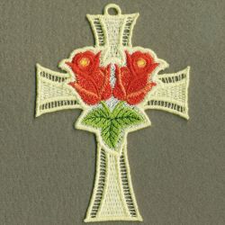FSL Rose Cross 2 09 machine embroidery designs