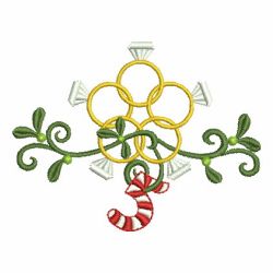 12 Days of Christmas 05 machine embroidery designs