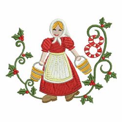 12 Days of Christmas 08 machine embroidery designs