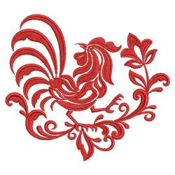 Damask Rooster 2 06(Sm) machine embroidery designs