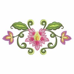 Jacobean Bloom Border 02 machine embroidery designs