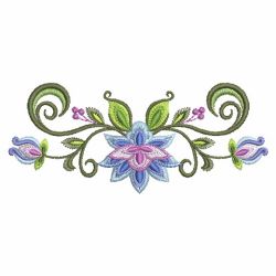 Jacobean Bloom Border 09 machine embroidery designs