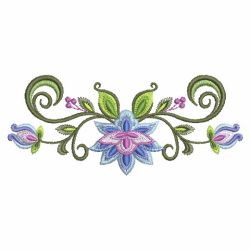 Jacobean Bloom Border 09 machine embroidery designs