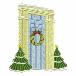 Christmas Door 05 machine embroidery designs