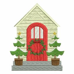 Christmas Door 06 machine embroidery designs