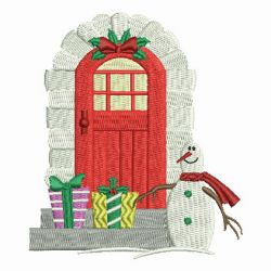 Christmas Door 07 machine embroidery designs