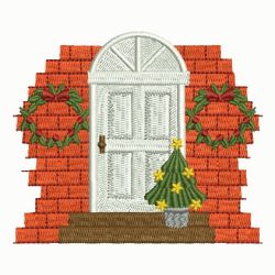 Christmas Door 08 machine embroidery designs