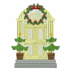 Christmas Door 09 machine embroidery designs