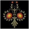 Jacobean Floral Spray 04(Lg)