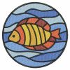 Stained Glass Fish(Lg)