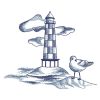 Toile Lighthouse Scene 03(Sm)