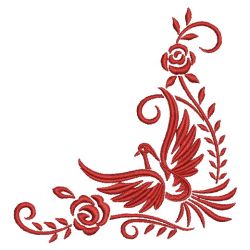 Dove and Roses(Lg) machine embroidery designs