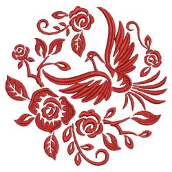 Dove and Roses 10(Md) machine embroidery designs