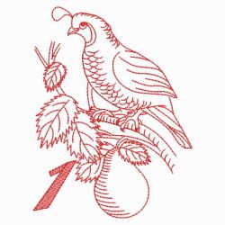 Redwork 12 Days Of Christmas 01(Sm) machine embroidery designs