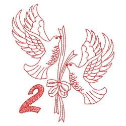 Redwork 12 Days Of Christmas 02(Lg) machine embroidery designs