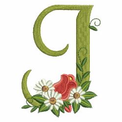 Rose Alphabet 10 machine embroidery designs