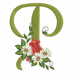 Rose Alphabet 16 machine embroidery designs